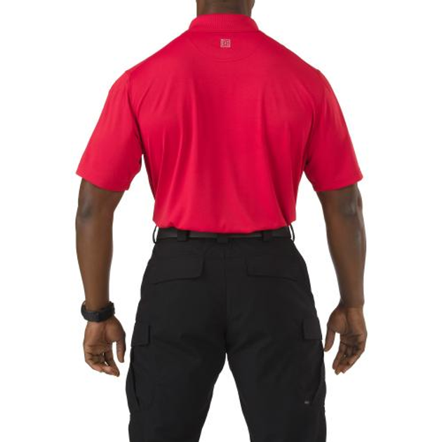 Футболка поло 5.11 Pinnacle Short Sleeve Polo 5.11 Tactical Range Red 2XL (Червоний) - зображення 2