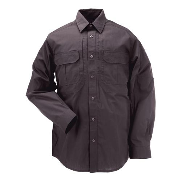 Сорочка 5.11 Tactical Taclite Pro Long Sleeve Shirt 5.11 Tactical Charcoal, XS (Вугілля) Тактична - зображення 1
