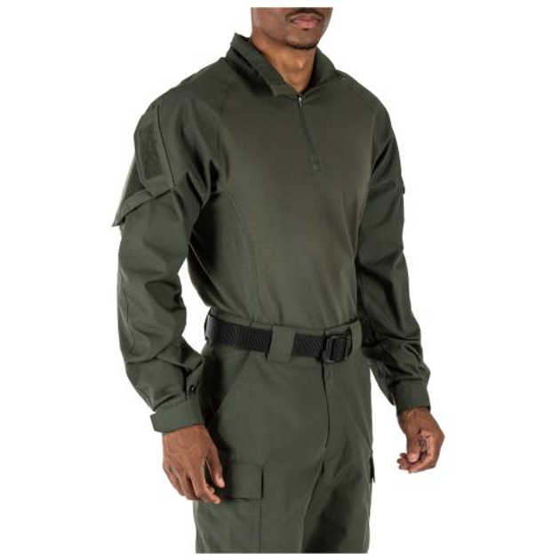 Сорочка под бронежилет 5.11 Tactical Rapid Assault Shirt 5.11 Tactical TDU Green, XL (Зеленый) - изображение 2
