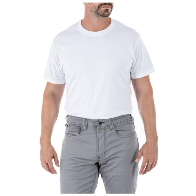 Футболка з коротким рукавом 5.11 Utili-T Crew - Three Pack (3 шт. у комплекті) 5.11 Tactical White 2XL (Білий) Тактична - зображення 1