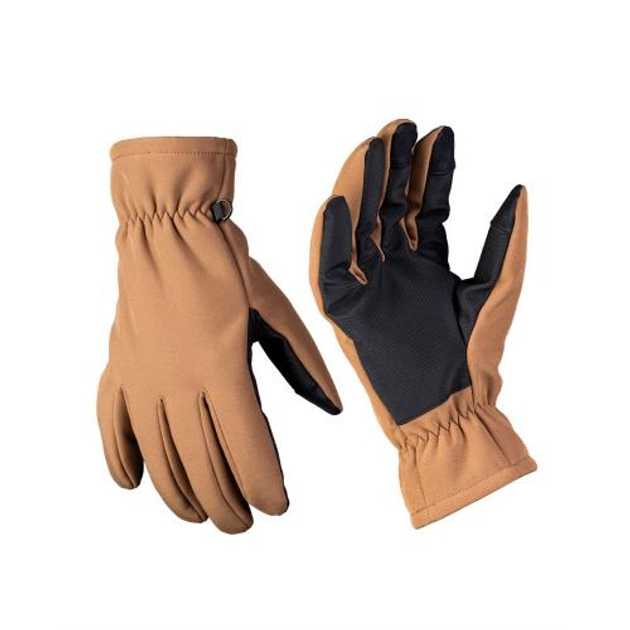 Перчатки Sturm Mil-Tec Thinsulate Softshell Gloves Sturm Mil-Tec Dark Coyote 2XL (Темный койот) Тактические - изображение 1