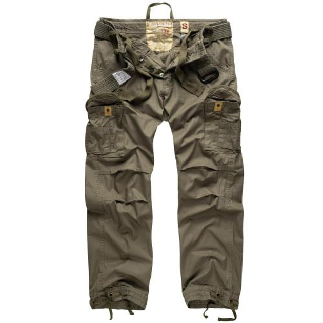 Штаны SURPLUS PREMIUM VINTAGE TROUSERS Surplus Raw Vintage Olive, S (Олива) Тактические - изображение 1