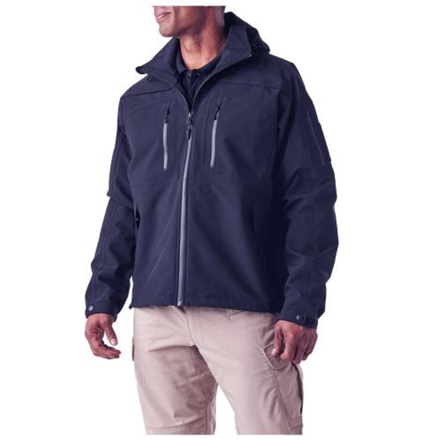 Куртка для штормової погоди Tactical Sabre 2.0 Jacket 5.11 Tactical Dark Navy XS (Темно-синій) - зображення 2
