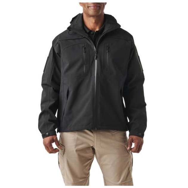 Куртка для штормовой погоды Tactical Sabre 2.0 Jacket 5.11 Tactical Black 4XL (Черный) Тактическая - изображение 1