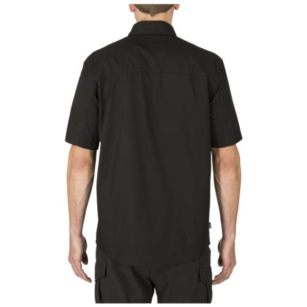 Сорочка с коротким рукавом 5.11 Stryke Shirt - Short Sleeve 5.11 Tactical Black, M (Черный) Тактическая - изображение 2