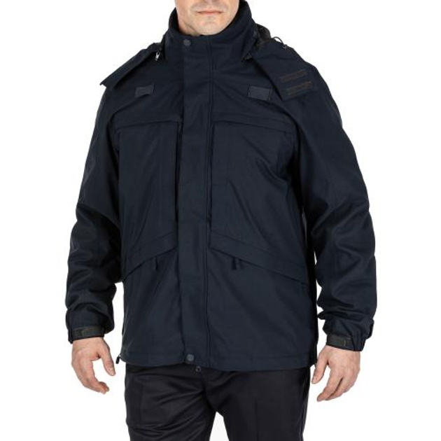 Куртка демісезонна Tactical 3-in-1 Parka 2.0 Tall 5.11 Tactical Dark Navy S (Темно-синій) Тактична - зображення 1