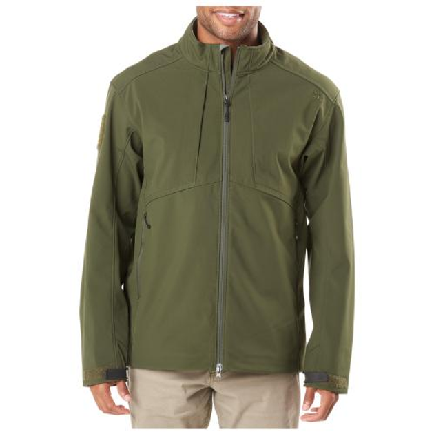 Куртка для штормовой погоды Sierra Softshell 5.11 Tactical Moss XL (Мох) - изображение 1