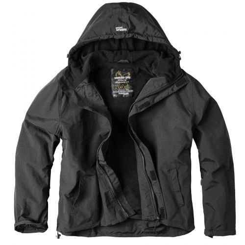 Куртка Surplus Zipper Windbreaker Raw Vintage Black XL (Черный) Тактическая - изображение 1