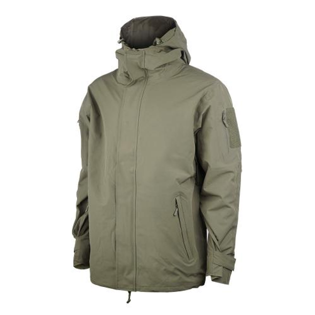 Куртка парка влагозащитная Sturm Mil-Tec Wet Weather Jacket With Fleece Liner Sturm Mil-Tec Ranger Green L (Зеленый) - изображение 1