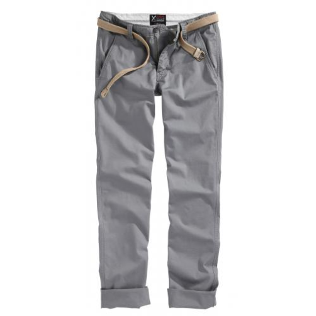 Штани SURPLUS XYLONTUM CHINO TROUSERS Surplus Raw Vintage Grey, 2XL (Серій) - зображення 1