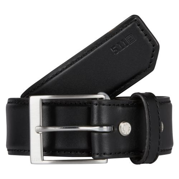 Пояс кожаный 5.11 Tactical Leather Casual Belt 5.11 Tactical Black (Черный) Тактический - изображение 1