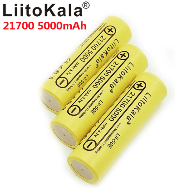 Аккумулятор литий-ионный 21700 LIITOKALA Lii-50E 5000mAh оригинальный li-ion без защиты - изображение 4