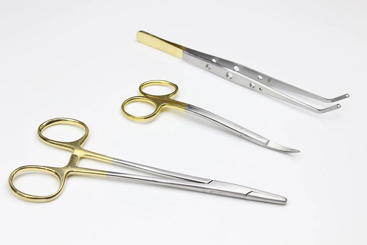 Хірургічний набір пінцет ножиці голкотримач - зображення 1