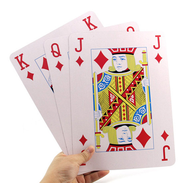 Игральные карты увеличенного размера Jumbo 37х26 см. Игральные карты ...