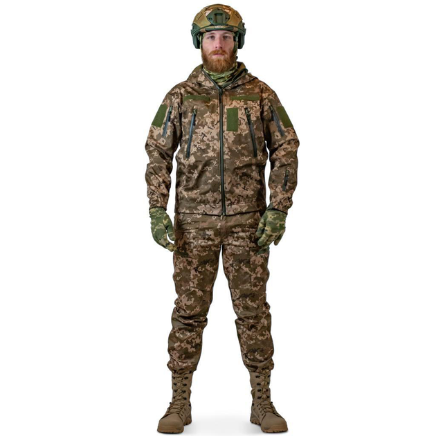 Тактичний костюм Softshell піксель демісезонний Military Manufactory 14252 XL - зображення 1