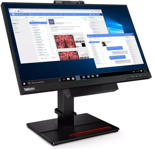Monitor 21,5" Lenovo ThinkCentre Tiny-in-One 22 Gen 4 11GTPAT1EU - obraz 2