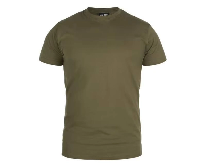 Тактическая мужская футболка Mil-Tec Stone - Серо-оливковая Размер 3XL - зображення 1