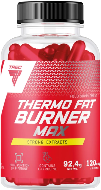 Жироспалювач Trec Nutrition Thermo Fat Burner MAX 120 до (5902114012571) - зображення 1