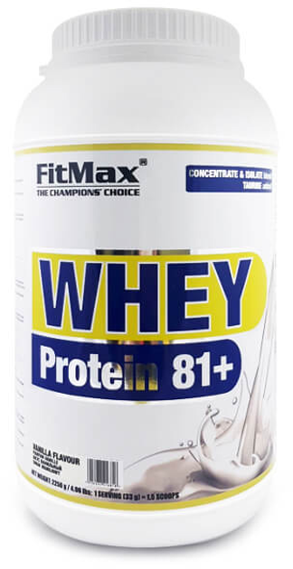 Протеїн FitMax Whey Protein 81+ 2250 г Ваніль (5908264416818) - зображення 1