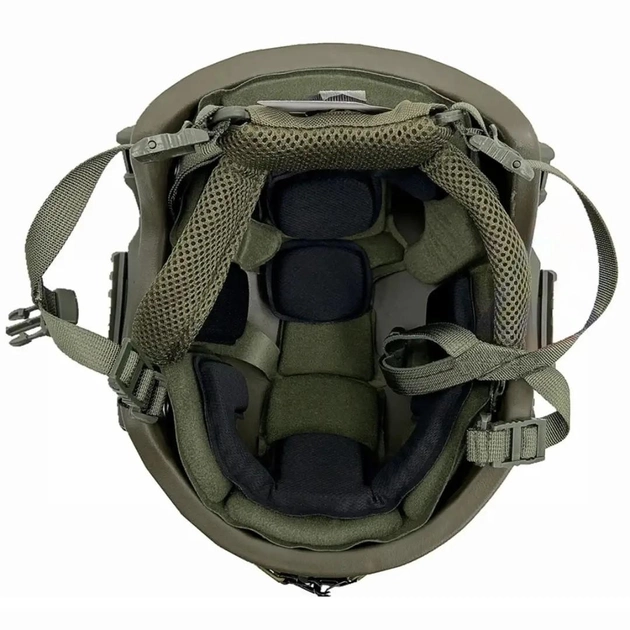 Каска шлем AHOLDTECH TEAM WENDY защита FAST NIJ IIIA (NATO) баллистический кевларовый шлем Хаки - изображение 2