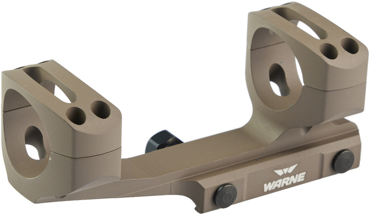 Крепление-моноблок Warne X-Skeleton Mount. d - 30 мм. Ultra High. Weaver/Picatinny. FDE - изображение 2