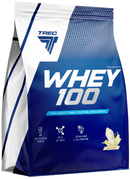 Białko Trec Nutrition Whey 100 2000g Wanilia (5902114014315) - obraz 1