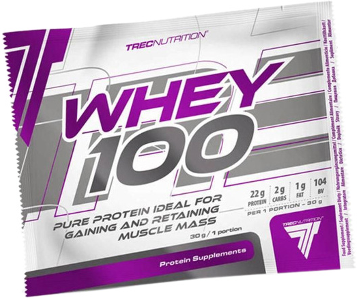 Протеїн Trec Nutrition Whey 100 30 г Шоколад (5901828349904) - зображення 1
