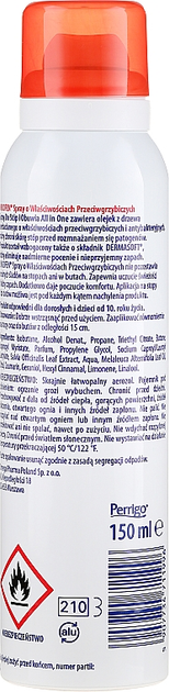 Антигрибковый спрей для ног - Undofen All in One Foot Spray (702873 ...