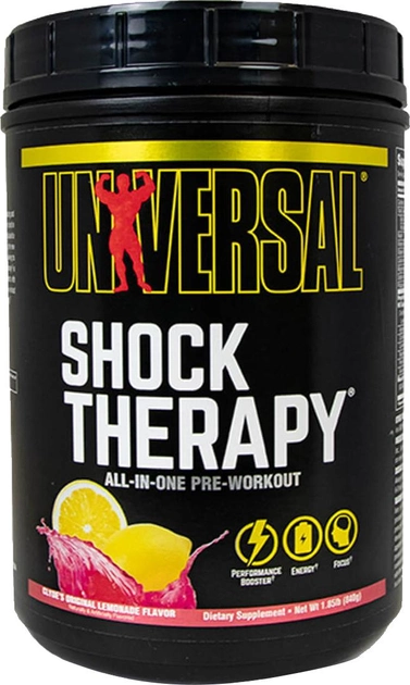 Odżywka przedtreningowa Universal Nutrition Shock Therapy 840 g Lemonade (39442048479) - obraz 1