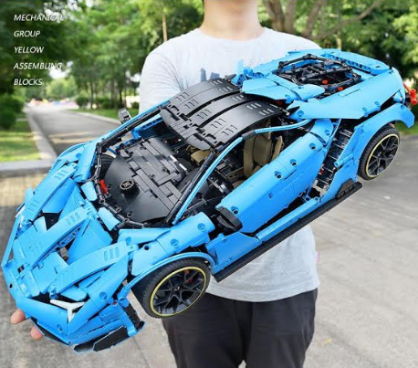 Конструктор блоковий спортивна машина велика модель машини Lamborghini Centenario TECHNICIAN для дітей - зображення 3