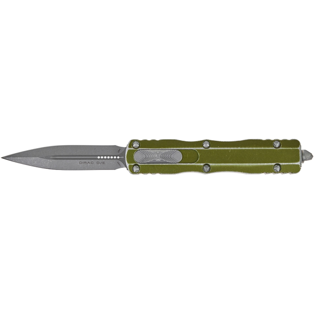 Нож Microtech Dirac Double Edge Stonewash Distressed OD Green (225-10DOD) - изображение 1