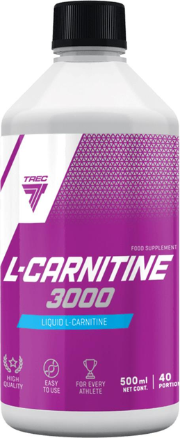 L-karnityna Trec Nutrition L-Carnitine 3000 500 ml Cherry (5901750973505) - obraz 1