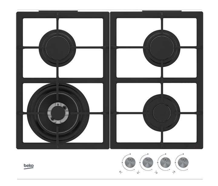 Варильна поверхня газова BEKO HILW 64225 SW - зображення 1