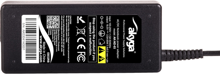 Zasilacz Akyga do laptopów Compaq, HP 18,5V 3,5A 65W (7,4 x 5 mm) (AK-ND-03) - obraz 5