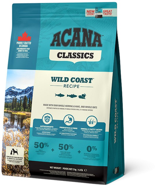 Сухой корм для собак всех пород ACANA Wild Coast 2 кг (a56220) - изображение 2