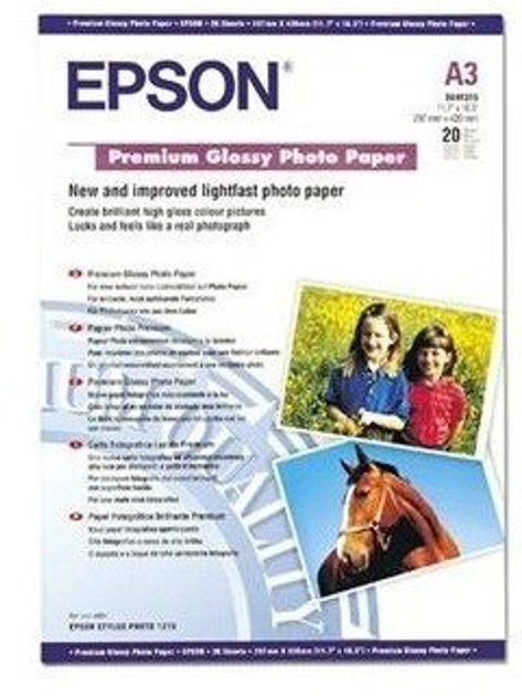 Фотопапір Epson Premium Glossy Photo Paper A3 20 л (C13S041315) - зображення 1