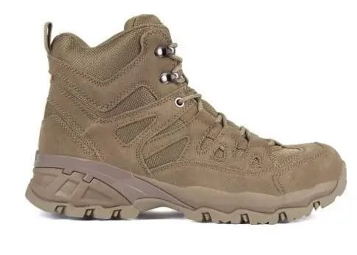 Ботинки мужские армейские Mil-Tec Trooper Squad Койот 39 размер надежная и функциональная обувь для профессиональных задач комбинация комфорта - изображение 2