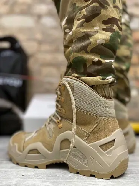 Армейские мужские ботинки берцы Vaneda нубук кордура Койот 40 размер (Kali) идеальная обувь для любых условий для экстремальных условий надежная защита - изображение 1