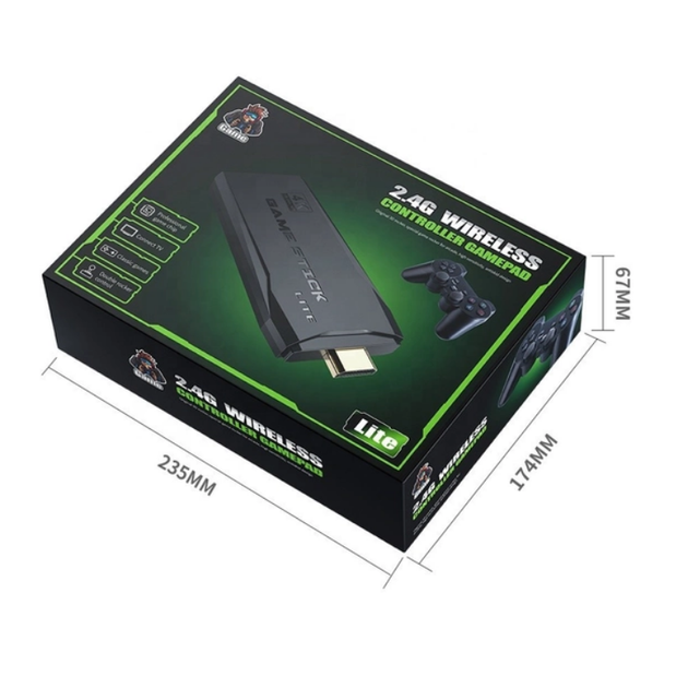 Ретро игровая консоль 4K HD выход 2,4 G двойной 64 ГБ 32 ГБ Game Controller + 2 беспроводных контроллера - Фото 6 Ретро игровая консоль 4K HD выход 2,4 G двойной 64 ГБ 32 ГБ Game Controller + 2 беспроводных контроллера - изображение 6