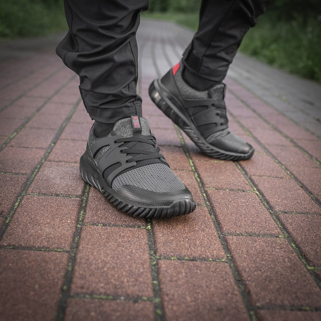 Мужские тактические кроссовки летние M-Tac размер 43 (27,5 см) Черный (Trainer Pro Vent Black/Grey) - изображение 2