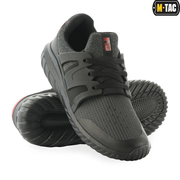 Мужские тактические кроссовки летние M-Tac размер 46 (29 см) Черный (Trainer Pro Vent Black/Grey) - изображение 1