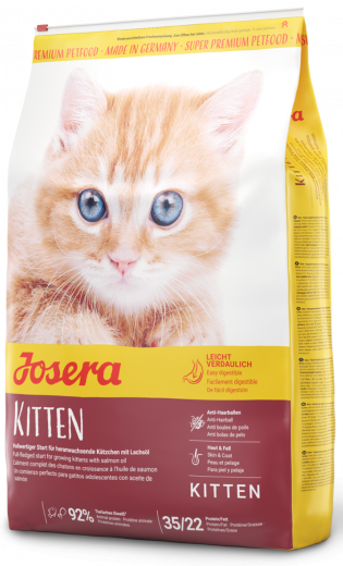 Josera Kitten Повноцінний корм для кошенят та вагітних, лактуючих кішок 10кг - Фото 1 Josera Kitten Повноцінний корм для кошенят та вагітних, лактуючих кішок 10кг - зображення 1