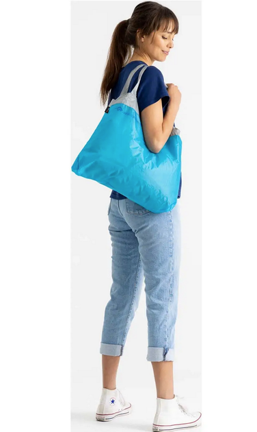 Сумка складная Sea to Summit Ultra-Sil Shopping Bag, 30 л, Blue Atoll (STS ATC012011-070212) - Фото 4 Сумка складная Sea to Summit Ultra-Sil Shopping Bag, 30 л, Blue Atoll (STS ATC012011-070212) - изображение 4