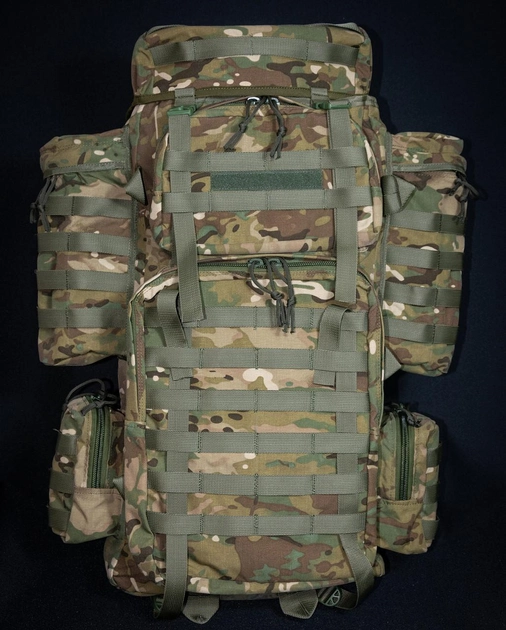 Рюкзак военный Кіраса объём 70 л кордура мультикам 950 - изображение 1