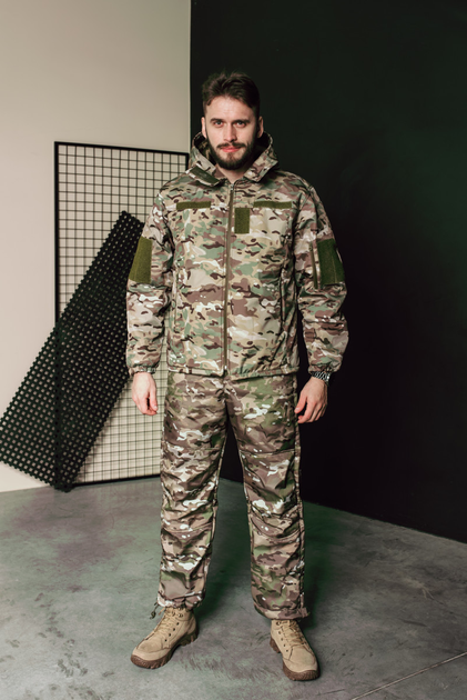 Зимовий тепли костюм куртка та штани чоловічий Туреччина ЗСУ Мультикам 8964 L - зображення 2