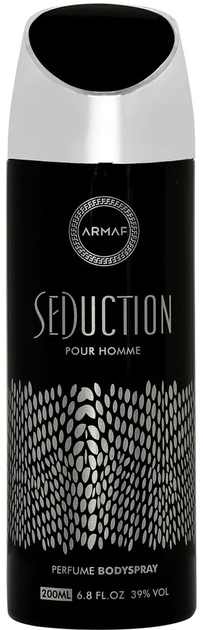 Dezodorant Armaf Seduction Pour Homme Perfume Body Spray 200 ml (6294015145625) - obraz 1