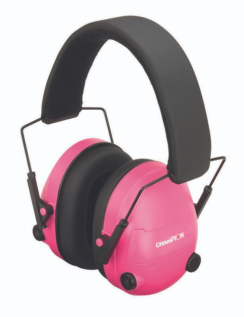 Активні жіночі стрілецькі навушники Champion Electronic Ear Muffs 40975 Рожевий - зображення 1