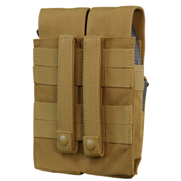 Подсумок для магазинов АК Condor Double AK Kangaroo Mag Pouch MA71 Coyote Brown - изображение 2