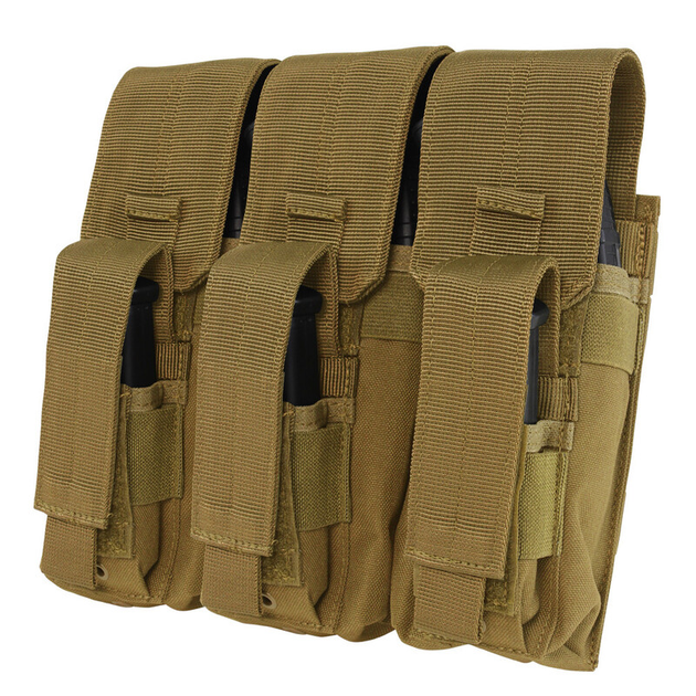 Підсумок для АК магазинів молле Condor Triple AK Kangaroo Mag Pouch MA72 Coyote Brown - зображення 1