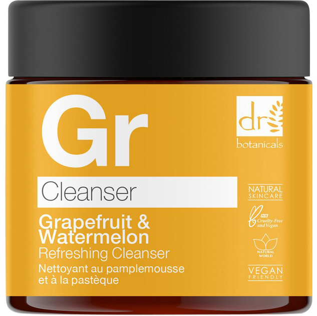 Очищувальний засіб Dr. Botanicals Grapefruit & Watermelon Refreshing Cleanser 60 мл (7061283369157) - зображення 1